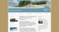 Desktop Screenshot of nationalpark-partner-wattenmeer-nds.de