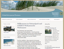 Tablet Screenshot of nationalpark-partner-wattenmeer-nds.de